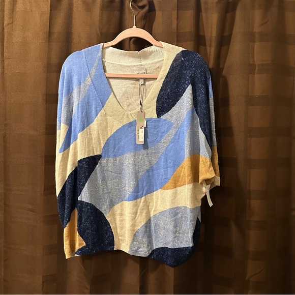 NWT NIC+ZOE Ocean Isle Sweater reg $148 - Picture 7 of 12